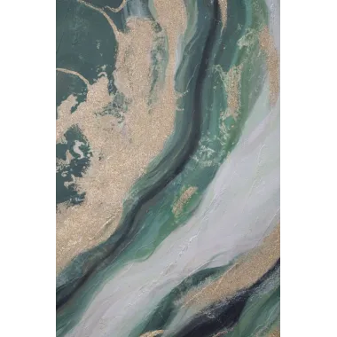 OBRAZ NA PŁÓTNIE GREENERY 80x2,8x100 cm